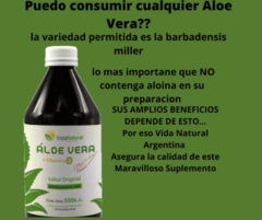 Aloe Vera + Vitamina C - Vida Naturalmente Sana