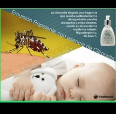 Emulsion repelente y protectora con esencia de citronella