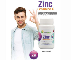 Zinc + Vitamina C. 60comp
