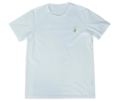 Camiseta Básica Praia Minimalista Branca - comprar online
