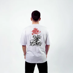 Camiseta Oversized São Jorge Protetor - Camisetas de Samba com Estilo e Raiz | Curta Samba