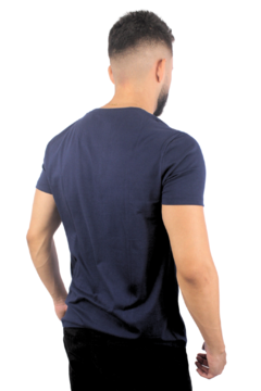 Camiseta Algodão Marinho - comprar online