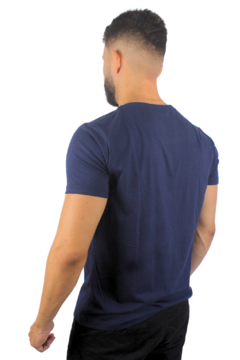 Camiseta Algodão Marinho na internet