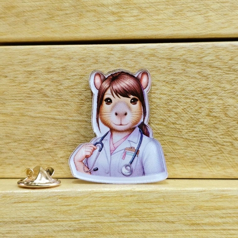 Pin Capibara Doctora 4 - comprar en línea