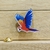 Pin Guacamaya Roja - comprar online