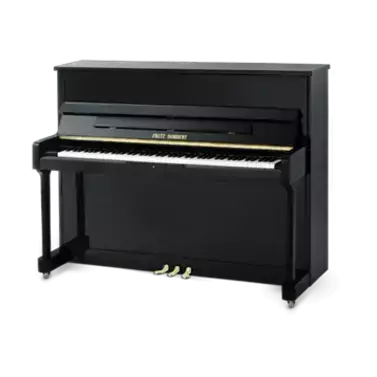 PIANO ACUSTICO VERTICAL FRITZ DOBBERT FD121 PRETO