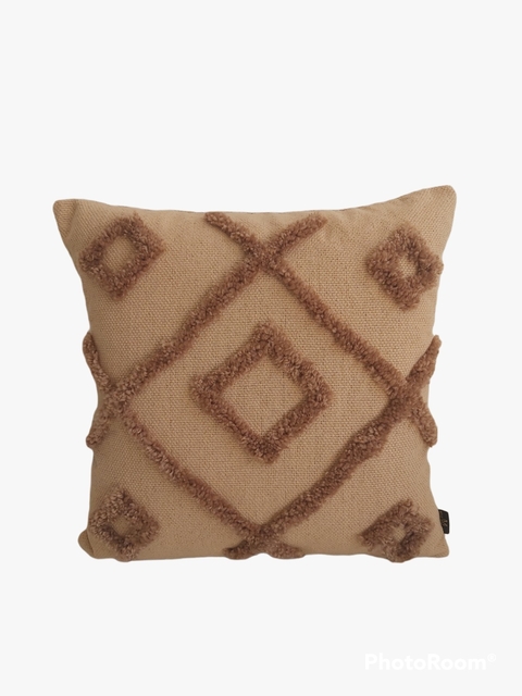 Almofada bordada lyra café com leite