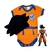 Body Temático Mesversário Goku - Conjunto com Body e Touca Dragon Ball