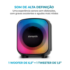 Caixa Amplificada AIWA Party Box PB07, 100W, IPX4, AWS-PB-07 na internet