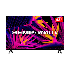 Smart TV LED 43" Semp Roku R6610 FHD Wifi dual band