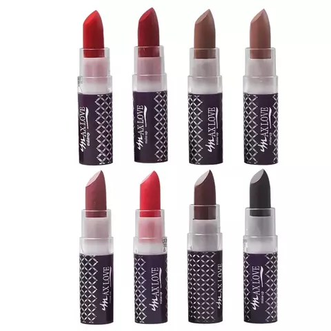 Batom Rouge Efeito Matte do 350 ao 357 Max Love