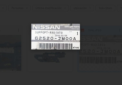 Seccion Marco Radiador Der Nissan Rouge 2008-2013 #7446 - comprar en línea