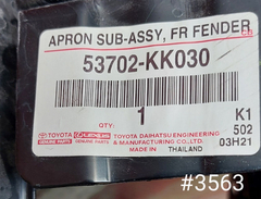 Caja Rueda Del Izq Toyota Hilux 2015-2018 #3563 53702kk030 - PARTSFINDER AUTOPARTES