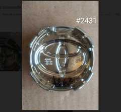 Tapón Copa Central De Rin Pirus Yaris Corolla 07-15 #2431 - comprar en línea