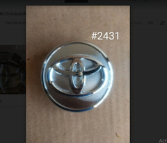 Tapón Copa Central De Rin Pirus Yaris Corolla 07-15 #2431