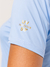 Camiseta Feminina Azul Cristal DryFit Manga Curta Academia - loja online