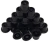 Pézinho Para Sofá Rack Puff Plástico Preto Kit 200 Unidades