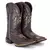 Bota Texana Country Delegada Masculina Couro Legítimo Bico Quadrado - comprar online