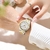 Relógio Feminino Aço Inoxidável Impermeável Curren - Henbercom