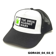 Gorra Trucker Frente Rígido 420 Modelo The Drug Against Wars - comprar online