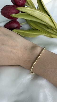Pulseira bolinhas b.de ouro - comprar online