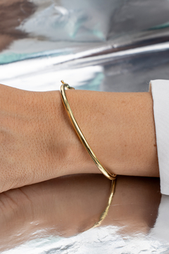 Pulseira escrava banho de ouro na internet