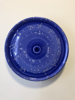 Prato Mapa Astral decorativo na porcelana - 25 cm na internet