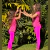 Legging mini rosa