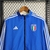 Corta vento Dupla Face Itália 23/24 Adidas Uniseex - Azul na internet