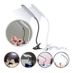 Lámpara Velador Luz Led Flexible Usb (Color Blanco) - comprar online