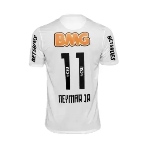 Camisa Retrô Santos 2011 Neymar Jr 11 Branca