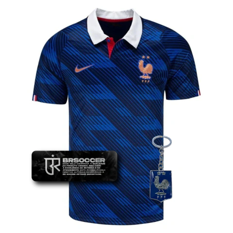 Camisa França I Copa do Mundo 2026 - Torcedor Nike Masculina - Azul