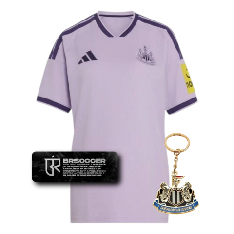 Camisa Newcastle III 26/27 - Torcedor Adidas Masculina - Lilás