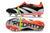 Chuteira Trava Mista Adidas Predator Elite Tongue - Preta, laranja, amarela e branca - BR SOCCER | Camisas de time e artigos esportivos 