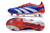 Chuteira Trava Mista Adidas Predator Elite - Azul, branca e laranja - BR SOCCER | Camisas de time e artigos esportivos 
