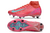 Chuteira Trava Mista Nike Air Zoom Mercurial Superfly 10 Elite - Rosa e azul - loja online