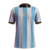 Camisa LA PULGA - Torcedor Comma Football Masculina - Branca e azul - comprar online