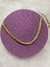Choker grossa Dourada