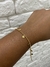 Pulseira argolinha dourada