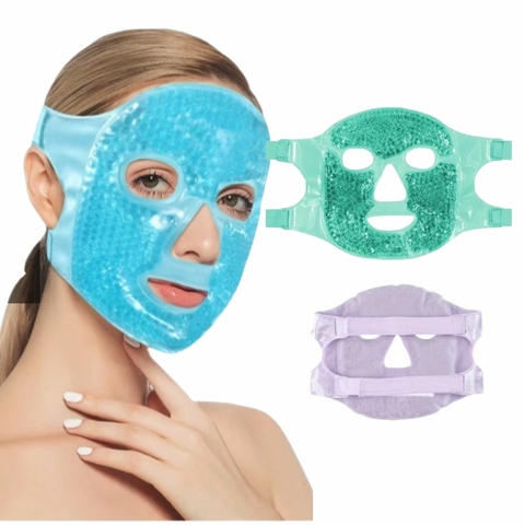 Máscara Facial Térmica Quente/Fria em gel inchaço, enxaqueca