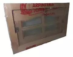 Ventana Banderola Raja Balancín 53x33 Madera Maciza - Shop Center Chivilcoy
