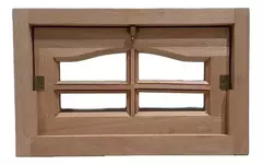 Ventana Banderola Raja Balancín 53x33 Madera Maciza - comprar online