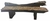 Wood Type Bench in Resin and Fiberglass - buy online