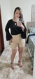 BLUSA MANGA LONGA COM DETALHES EM PÉROLAS E STRASS - Anna Castro Store
