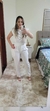 Conjunto alfaiataria branco em linho