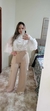 CAMISA BRANCA SOFISTICADA MANGA longa