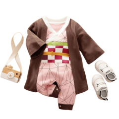 Roupinha de Bebê Cosplay Demon Slayer - Macacão de Bebê Cosplay - loja online