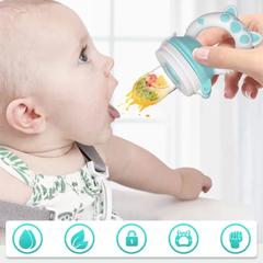 Colher De Alimentação De Comida Para Bebê Extrator De Suco Alimentador De Frutas - baby love