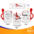 Caneca 325ml Borboleta com Colher