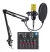Kit Interface Mesa V8 + Microfone Bm800 Com Braço Articulado